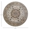 Flash Furniture Ivory 4x4 Round Traditional Persian Style Rug NR-RG1274-44-IV-GG - alternate 6